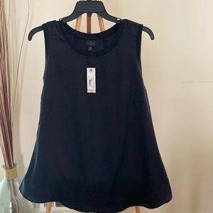 Black size 1X Worthington Satin tank